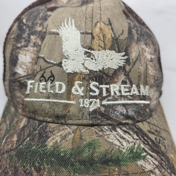 Field & Stream 1871 Mens Camouflage Camo Baseball Hat Cap OS Adjustable Hunting - Picture 2 of 5